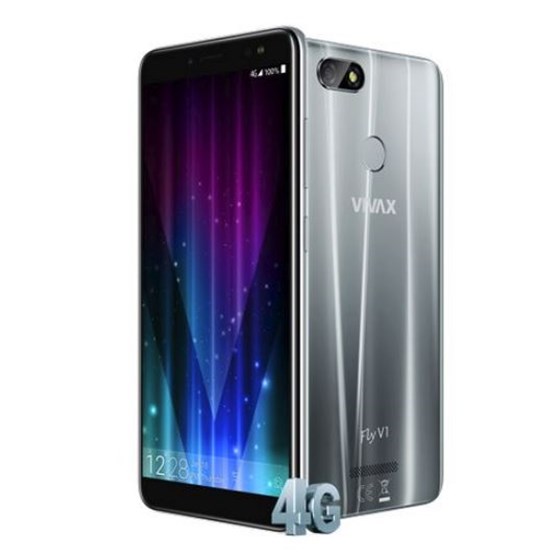 Smartphone Vivax Smart Fly V1 Sivi MT6737 Quad Core 1.25GHz 3GB 32GB 5.47" Android 8.0 3G 4G WiFi Bluetooth 4.0 P/N: 02352683
