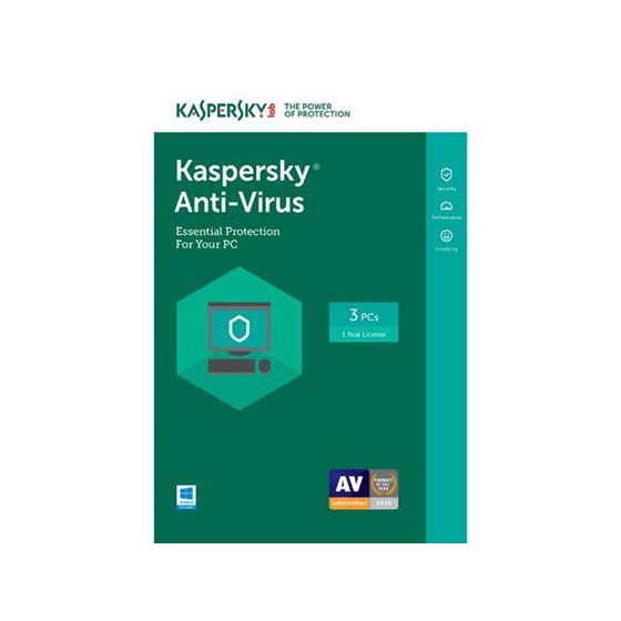 Software Kaspersky Anti-Virus 2018 3D 1Y P/N: 0790747 