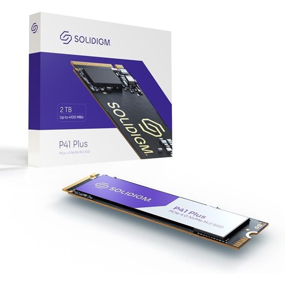 SSD 2TB Solidigm P41 Plus Series PCIe Gen4 NVMe 4.0 x4 M.2 2280 3D NAND, SSDPFKNU020TZX1
