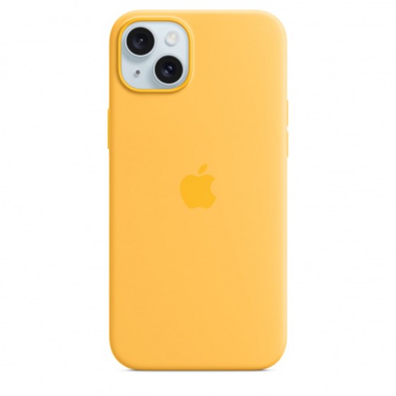 Apple iPhone 15 Plus Silicone Case with MagSafe - Sunshine, mwnf3zm/a
