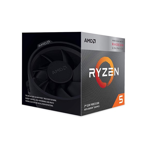 Procesor AMD Ryzen 5 3400G (4C/8T, 3.70GHz/4.20GHz, 4MB) Socket AM4 P/N: YD3400C5FHBOX 
