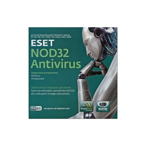 Software Nod32 Antivirusni Software OEM P/N: NOD32OEM 