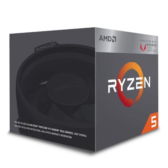 Procesor CPU AMD Ryzen 5 2400G 3.60GHz Socket AM4 P/N: YD2400C5FBBOX 