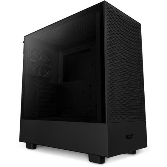 Kućište NZXT H5 Flow, ATX, Bez napajanja, Kaljeno staklo, Crna, CC-H51FB-01