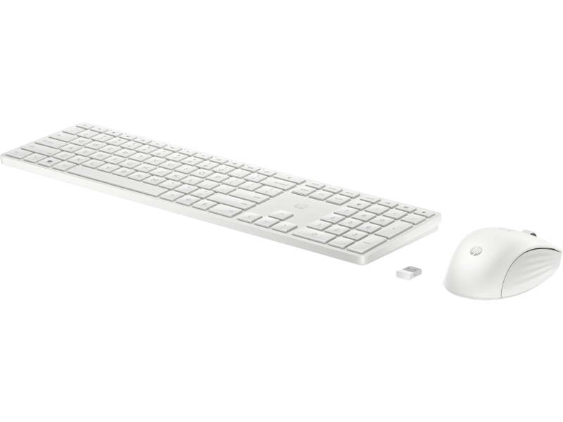 Tipkovnica I Miš Bežični HP 650 Wireless Keyboard And Mouse Combo White P/N: 4R016AA