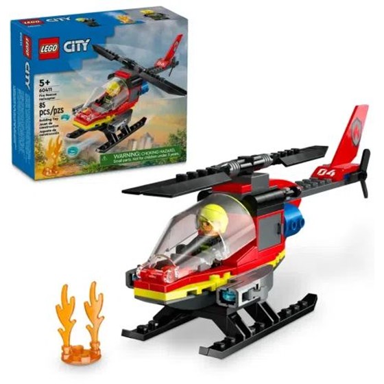 LEGO City Vatrogasni helikopter za slaganje 60411