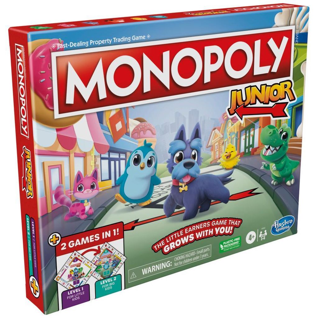 Društvena Igra Hasbro Monopoly Junior 2u1 4+ F8562SC0