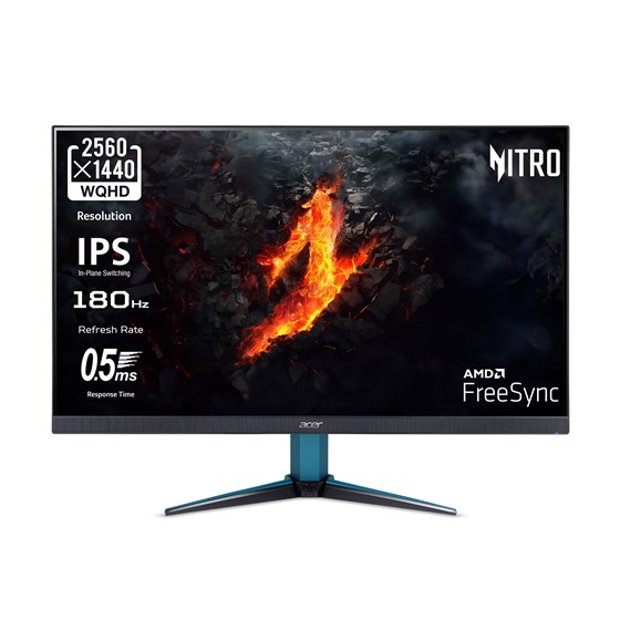 Monitor Acer Nitro VG271U M3, 27" WQHD, IPS, 180Hz 1ms, HDMI, DP, AMD FreeSync, Zvučnici, Crni, UM.HV1EE.301