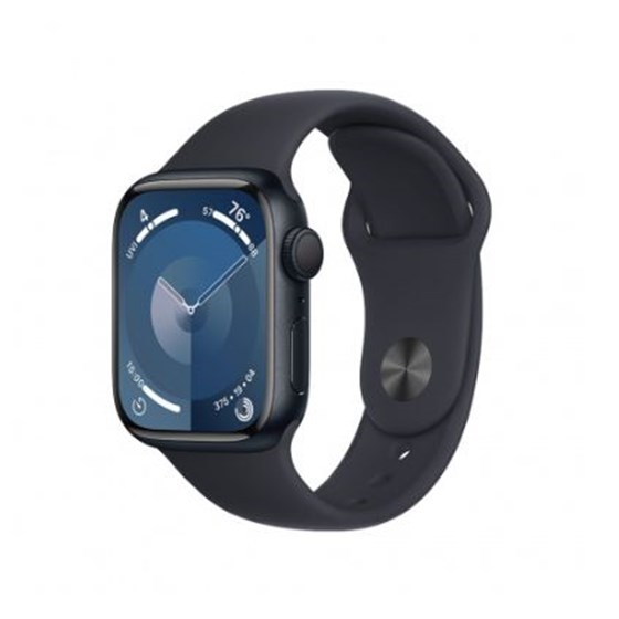 Apple Watch S9 GPS 45mm Midnight Alu Case w Midnight Sport Band - S/M, mr993qh/a