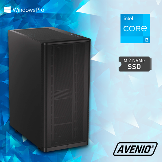 Avenio ProOffice Intel Core i3 12100 3.30GHz 8GB 512GB NVMe SSD W10P Intel UHD Graphics 730 P/N: 02242575