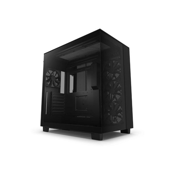 Kućište NZXT H9 Flow, ATX, Bez napajanja, Kaljeno staklo, Crna, CM-H91FB-01