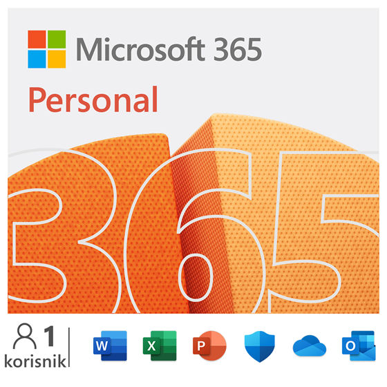 Software Microsoft 365 Personal FPP 1 godišnja pretplata P/N: QQ2-01897