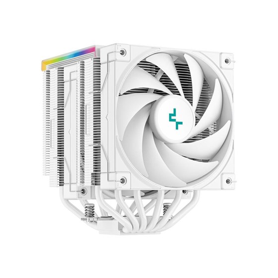 Hladnjak DeepCool AK620 DIGITAL, ARGB, 2x 120mm, 260W TDP, White