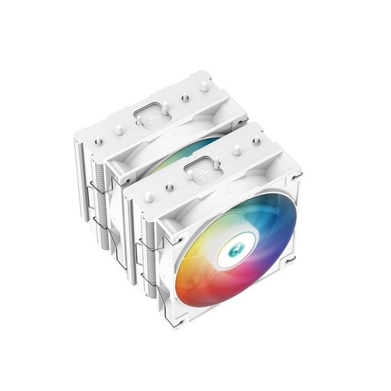 Hladnjak DeepCool AG620 WH ARGB, 2x 120mm, 260W TDP, White