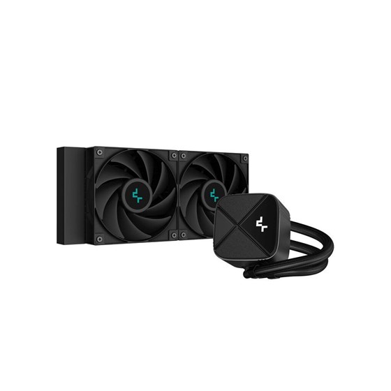 Vodeno Hlađenje DeepCool LS520S Zero Dark, 240mm, Black