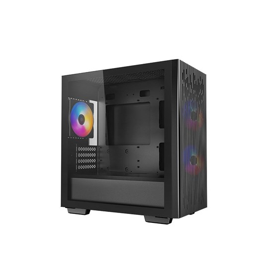 Kućište DeepCool MATREXX 40 3FS, mATX, Bez napajanja, Kaljeno staklo, RGB, Crna, DP-MATX-MATREXX40-3FS