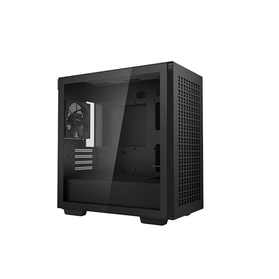 Kućište DeepCool CH370, mATX, Bez napajanja, Kaljeno staklo, Crna, R-CH370-BKNAM1-G-1