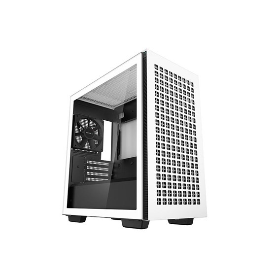 Kućište DeepCool CH370, mATX, Bez napajanja, Kaljeno staklo, Bijela, R-CH370-WHNAM1-G-1