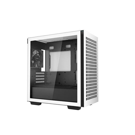 Kućište DeepCool CH370, mATX, Bez napajanja, Kaljeno staklo, Bijela, R-CH370-WHNAM1-G-1