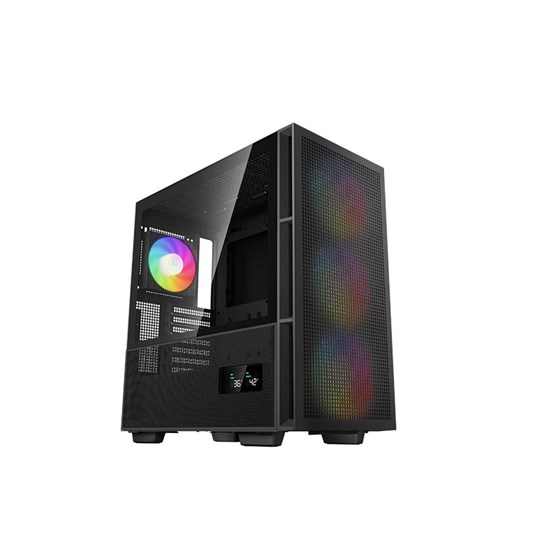 Kućište DeepCool CH560 Digital, E-ATX, Bez napajanja, Kaljeno staklo, ARGB, Crna, R-CH560-BKAPE4D-G-1