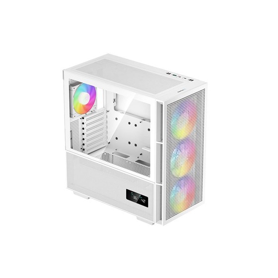 Kućište DeepCool CH560 Digital, E-ATX, Bez napajanja, Kaljeno staklo, ARGB, Bijela, R-CH560-WHAPE4D-G-1