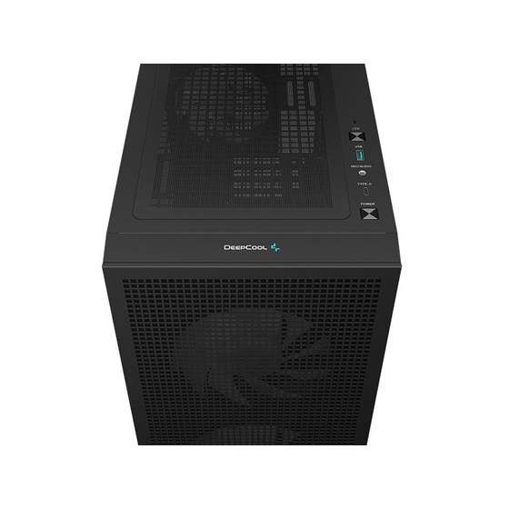 Kućište DeepCool CH360 Digital, mATX, Bez napajanja, Kaljeno staklo, RGB, Crna, R-CH360-BKAPE3D-G-1