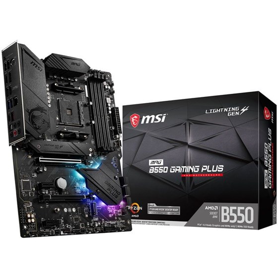 Matična Ploča MSI MPG B550 Gaming Plus, AMD B550, AM4, ATX, DDR4