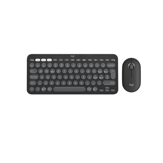 Tipkovnica i miš Žična Logitech Pebble 2 Bluetooth Keyboard Combo - TONAL GRAPHITE 