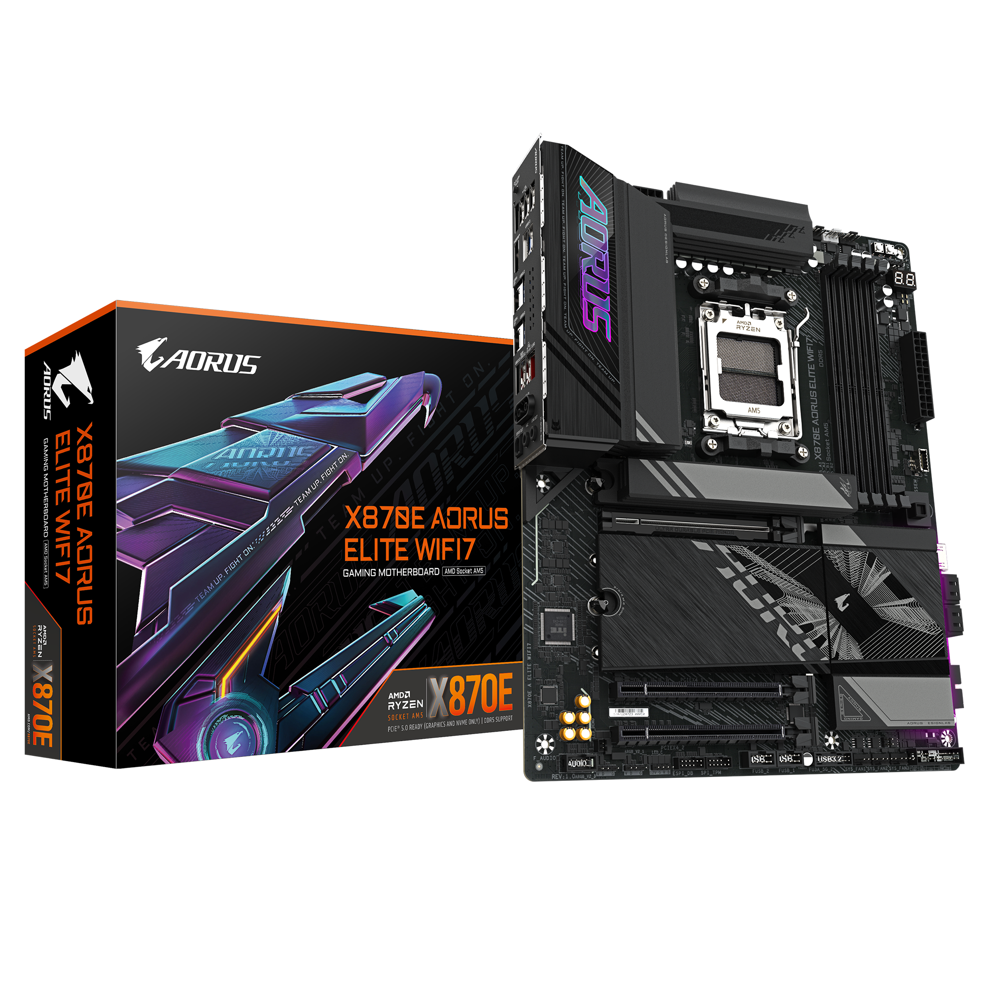 Matična Ploča Gigabyte X870 AORUS ELITE WiFi 7, AMD X870, AM5, ATX, DDR5