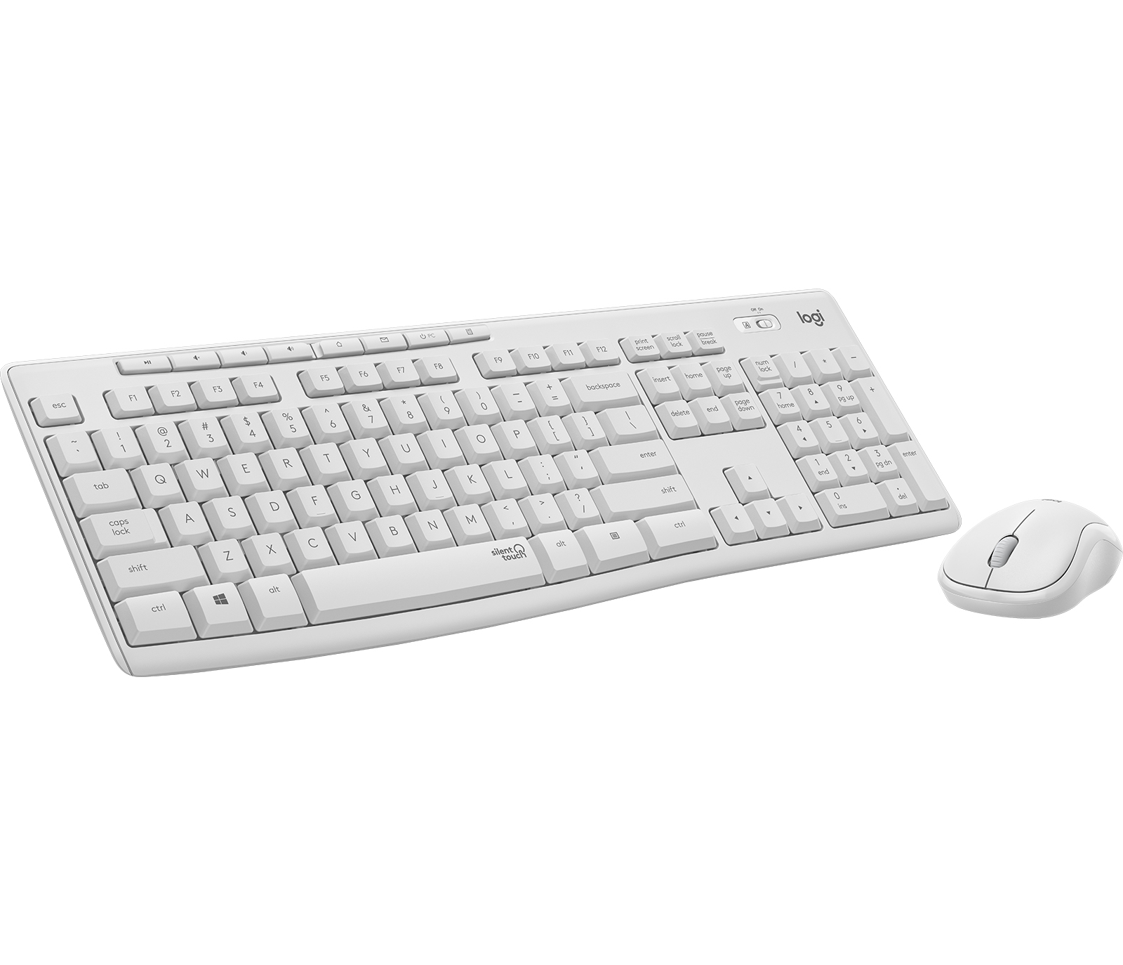 Tipkovnica I Miš Bežična Logitech MK295 Bijela P/N: 920-009824