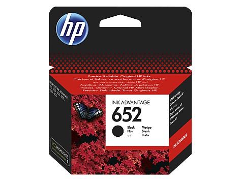 Tinta HP 652 Black P/N: F6V25AE