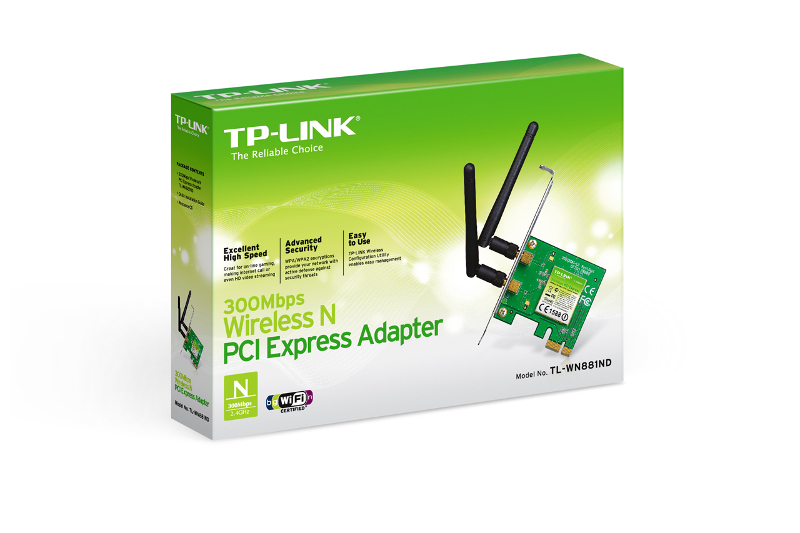 TP-Link TL-WN881ND, 300Mbps Wireless N PCIe Adapter, Mrežna Kartica