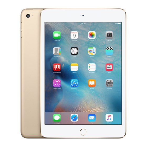 Tablet Apple iPad mini 4 Cellular A8 1.50GHz 128GB iOS 10 7.9'' IPS LED Multi-Touch Gold P/N: mk782hc/a